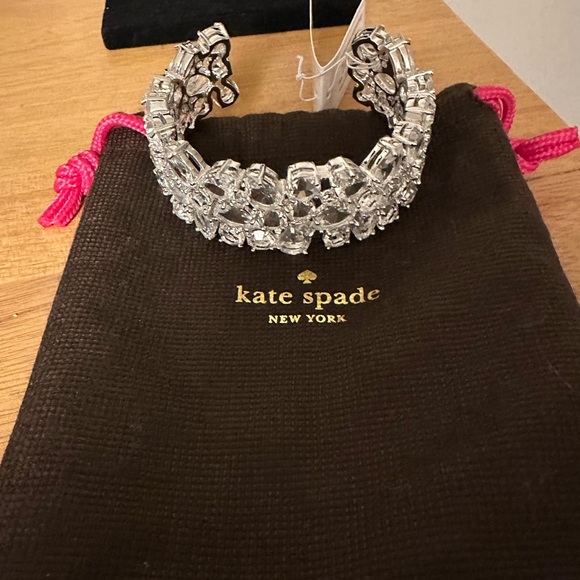 NWT Kate Spade Boathouse Crystal Cuff / Bracelet - Picture 5 of 8